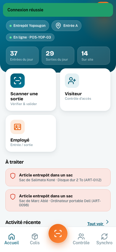 Accueil Agent